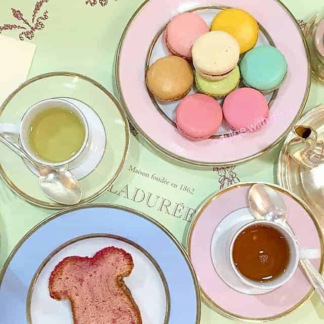 laduree macarons at the Tea Room in Causeway Bay, Hong Kong 