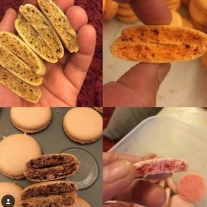 IG@sugarnated: No hollows after barely 5 months approximately once a week making macarons lot of research and reading indulgewithmimi's blog.