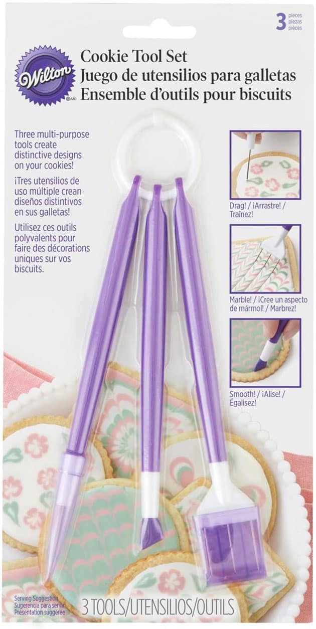 Wilton Cookie Decorating Tool Set, 3-Piece Cookie Decorating Supplies