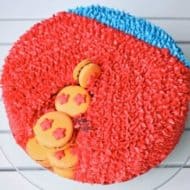 Dragon Ball Macaron Surprise Cake with VIDEO & TEMPLATE