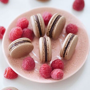 Double Chocolate Macarons