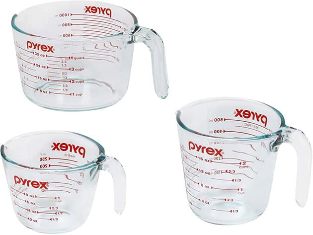 Pyrex Prepware 3-Piece Measuring Cup Set (1048616)