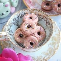 Coffee Donut Birthday Macarons