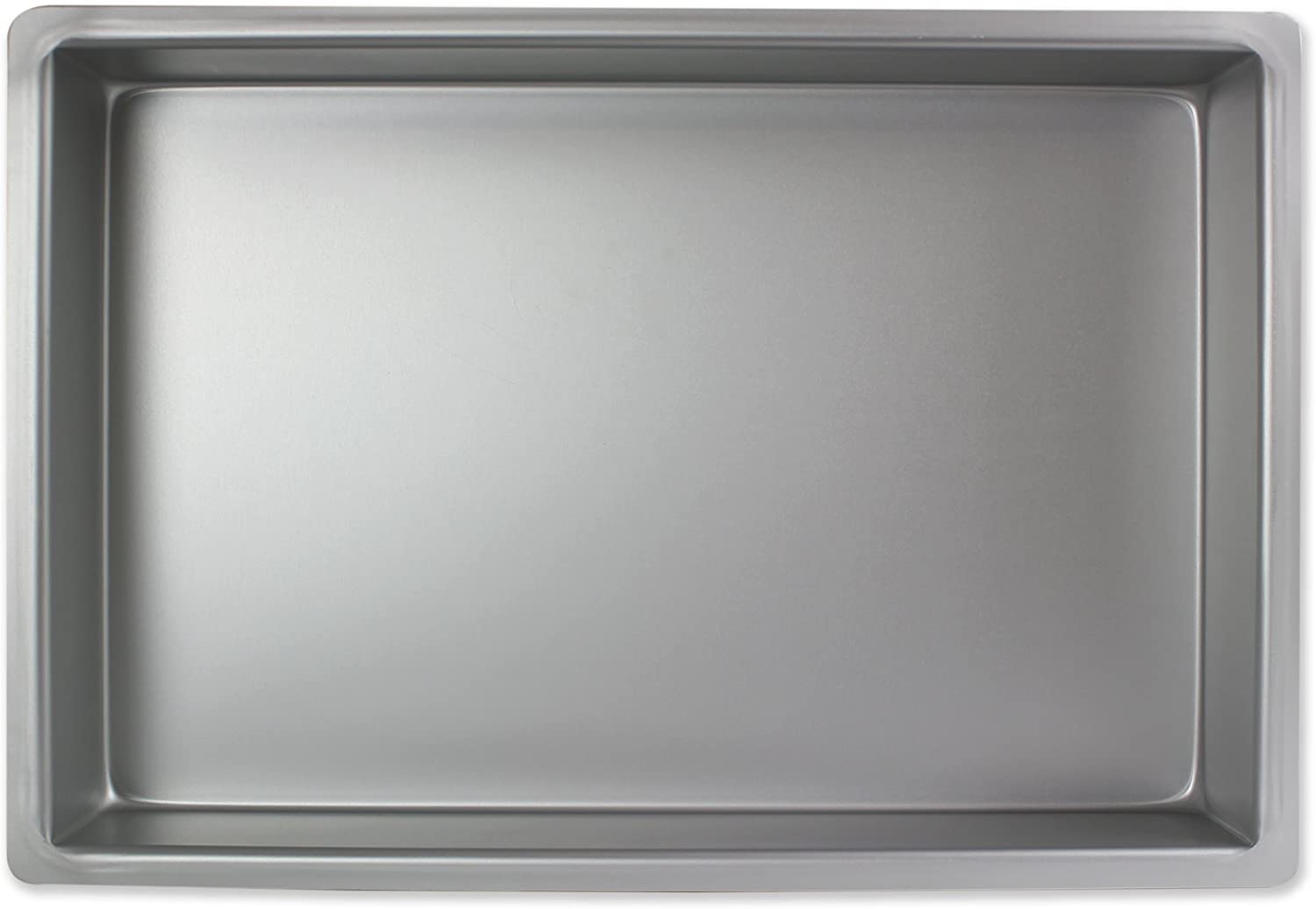PME Anodized Aluminum Oblong Cake Pan, 8 x 12 x 3-Inch Deep