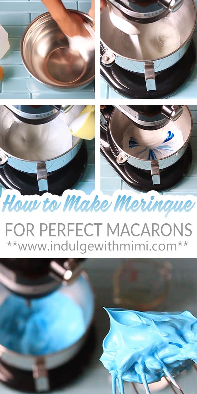 How to Make Perfect Meringue for Macarons - Indulge With Mimi