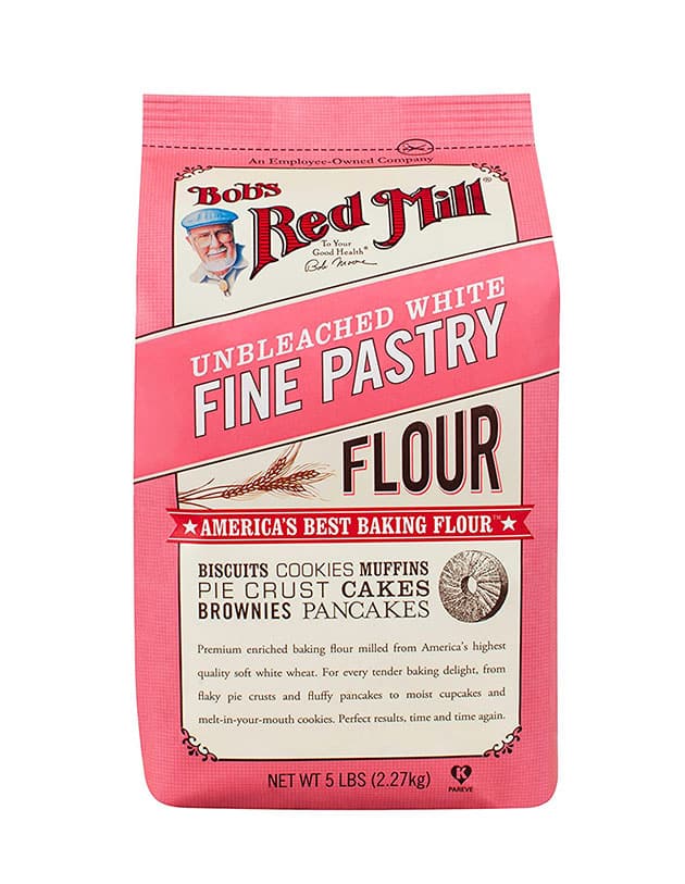 Bob's Red Mill Unbleached White Fine Pastry Flour, 5-pound