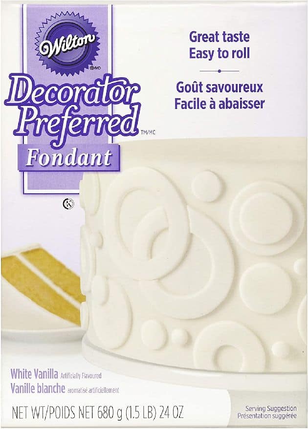 White Fondant Icing, Decorator Preferred, Ready to Use, 250g (8.8oz)