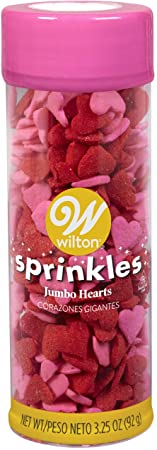 Wilton Jumbo Heart Sprinkles - 3.25 oz.
