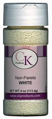 CK Products Non-Pareils White, 3.8 Oz.