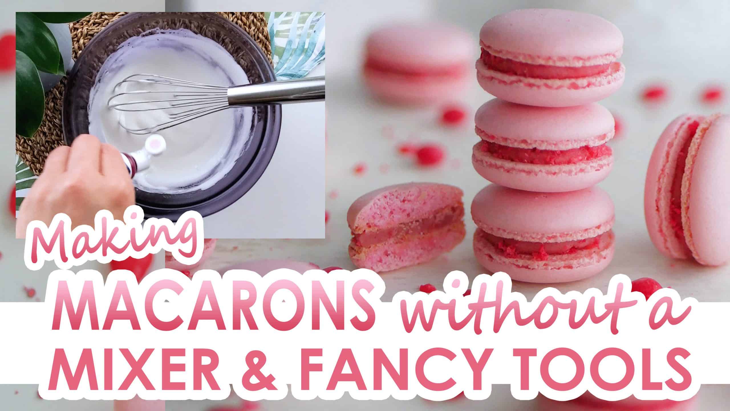 Making Macarons Without a Mixer, Scale & Convection Oven Indulge With