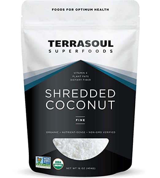 Terrasoul Superfoods Organic Coconut Flakes, 16 Oz - Finely Shredded