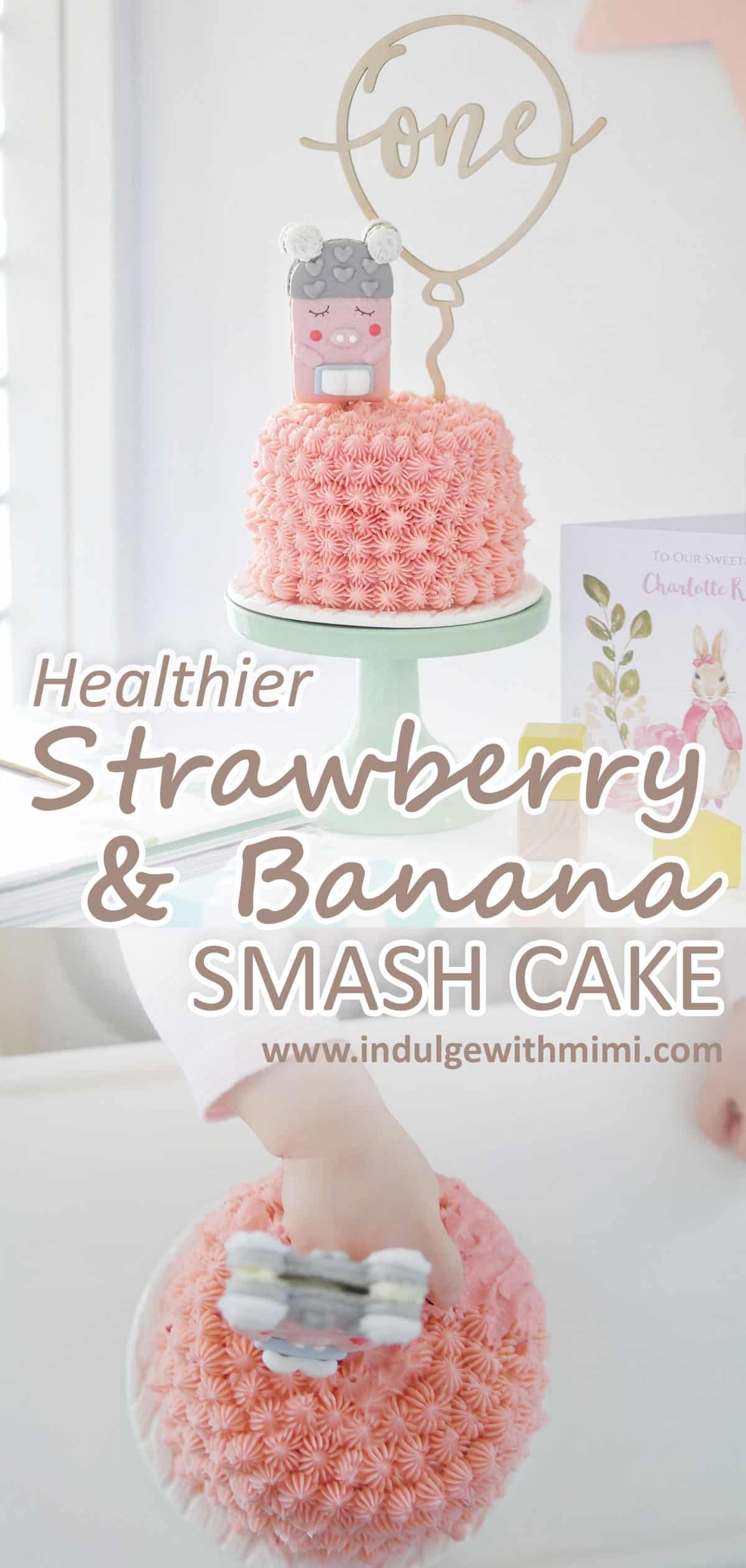 Healthy Smash Cake for Baby's 1st Birthday