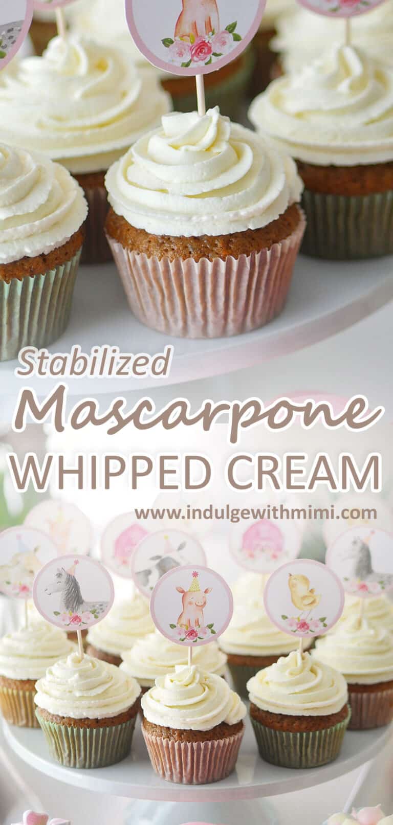 Stabilized Mascarpone Whipped Cream with Gelatin Indulge With Mimi