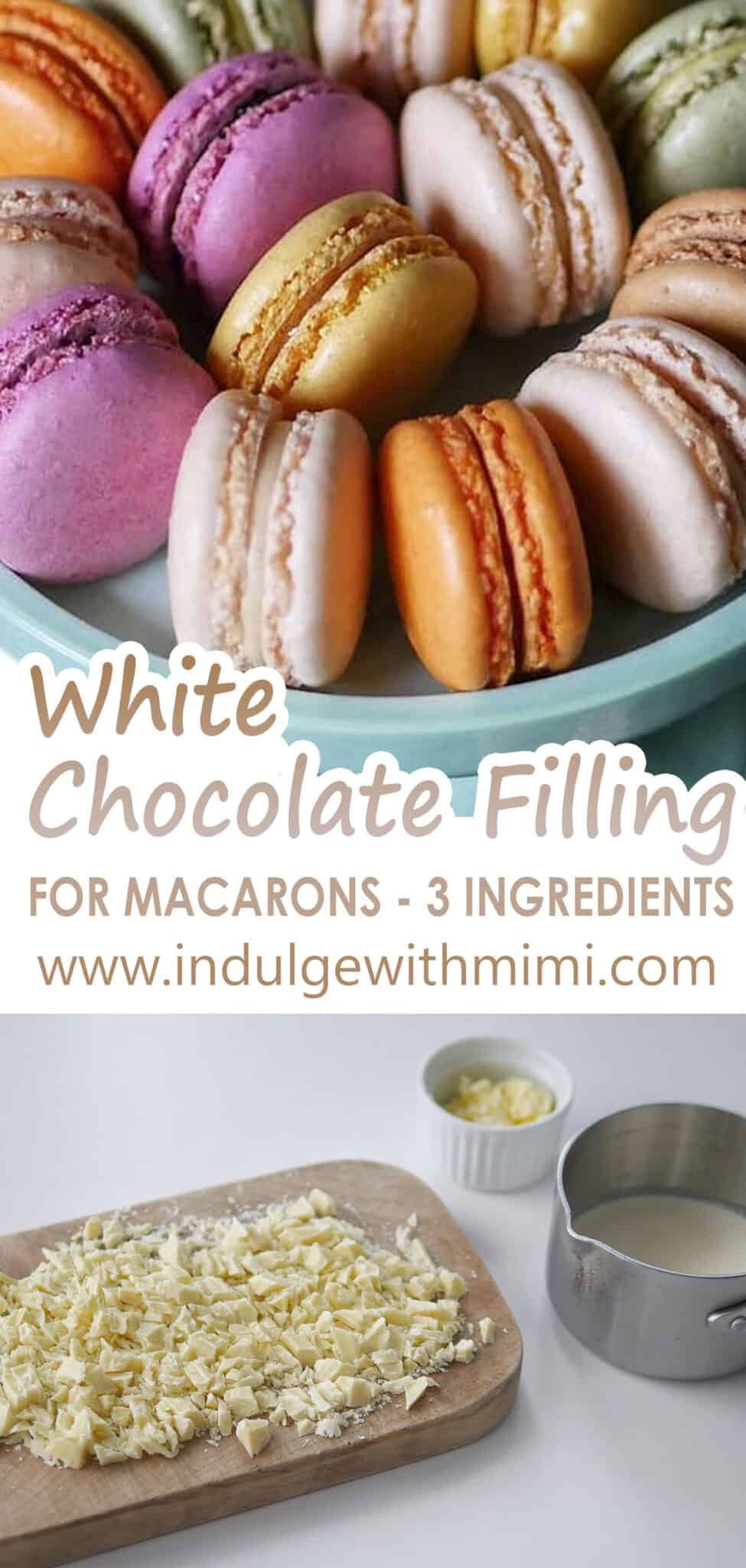 Basic White Chocolate Macaron Filling Easy Adaptable Indulge With