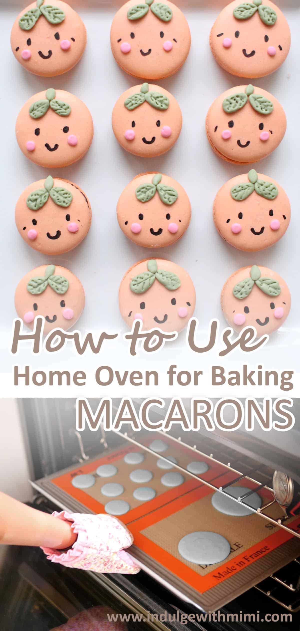 Orange shaped macarons on a plate.